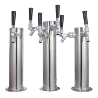 Single hole tower, Column draft beer tower,stainless steel beer tower